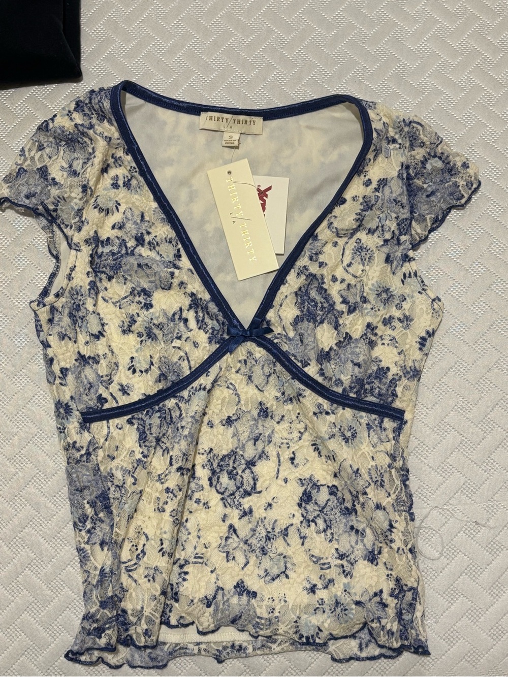 Floral lace top